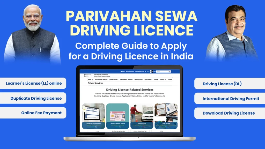 Current image: Parivahan Sewa Driving Licence